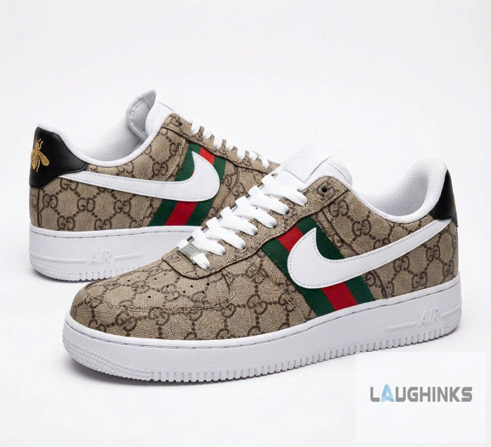 Gucci Bee Custom Nike Air Force 1 Shoes