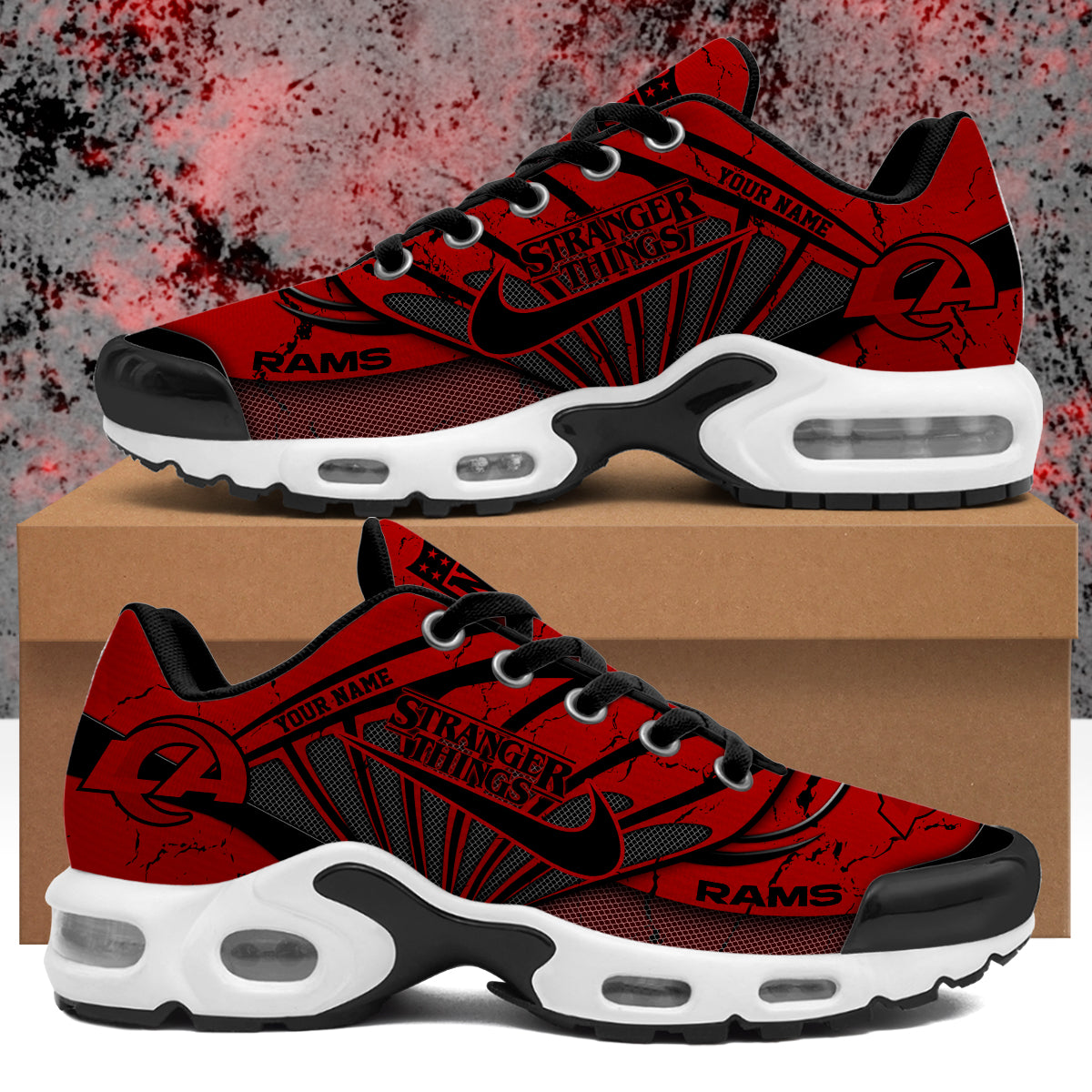 LAR Stranger Things Personalized Air Max Shoes