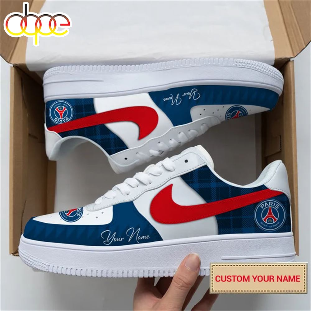 Paris Saint Germain 2024 Logo Cutsom Name Af1 Sneaker
