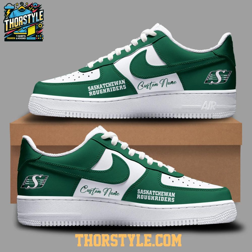 Saskatchewan Roughriders 2025 Champions Personalized Air Force 1 Shoes