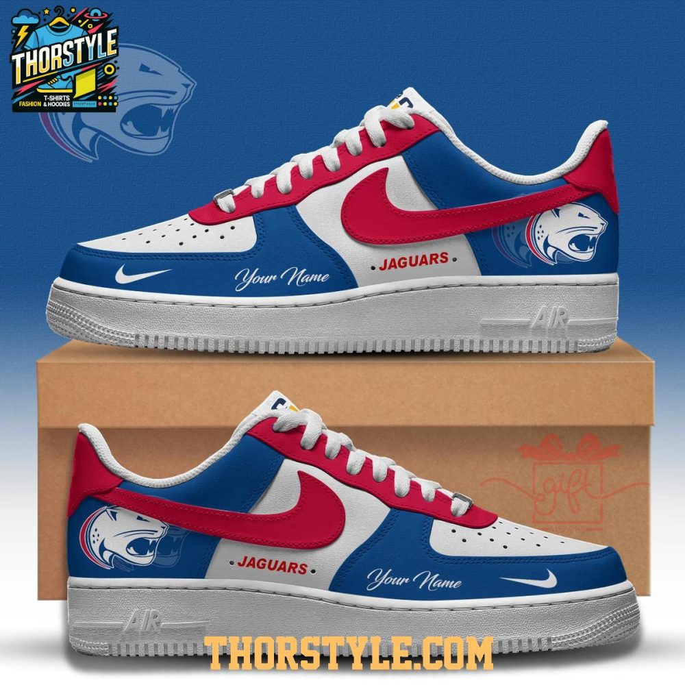 South Alabama Jaguars 2025 We Are South Personalized Air Force 1 Shoes