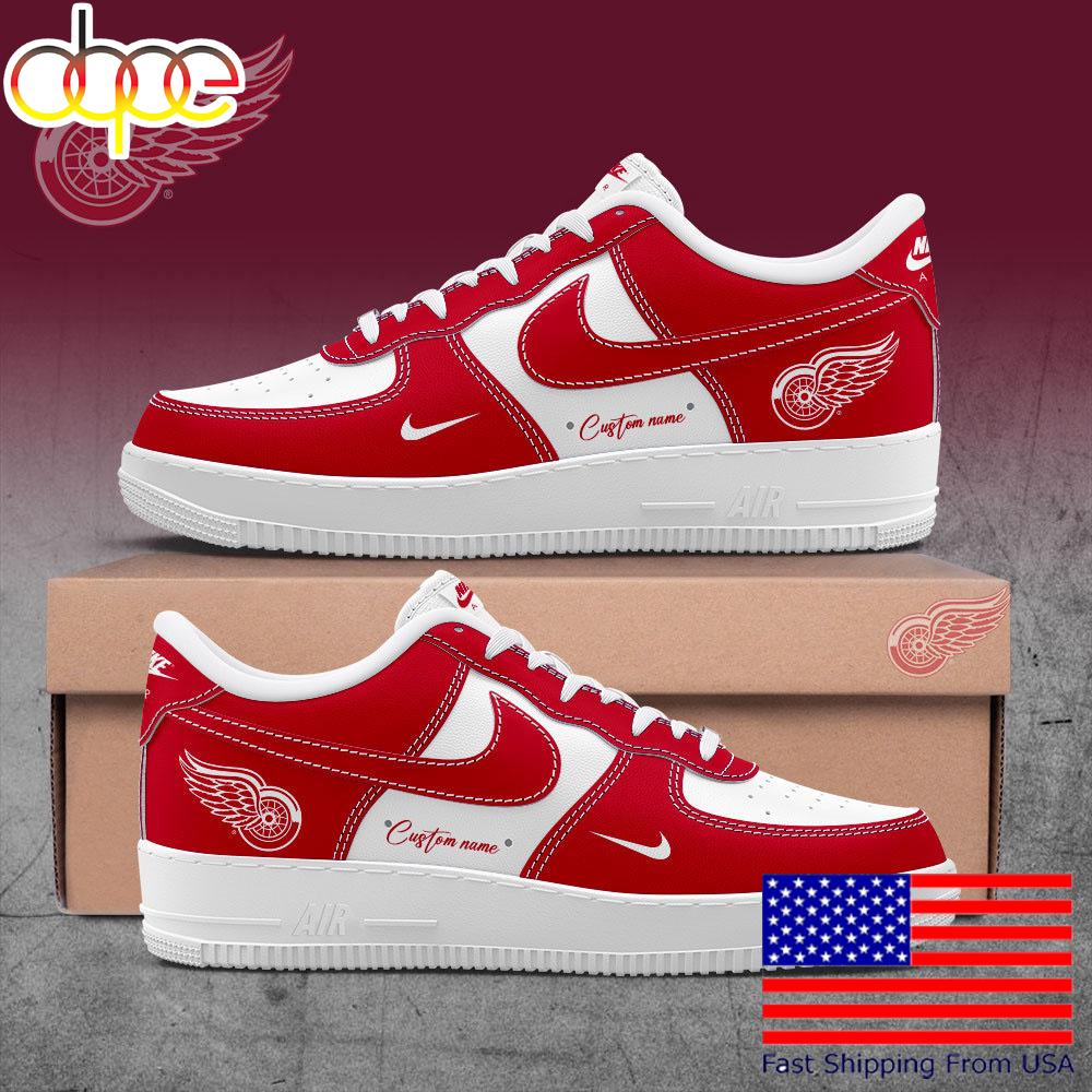 Detroit Red Wings Every Match Is An Epic Poem Custom Name Air Force 1 Shoes, Best Sneakers For Walking