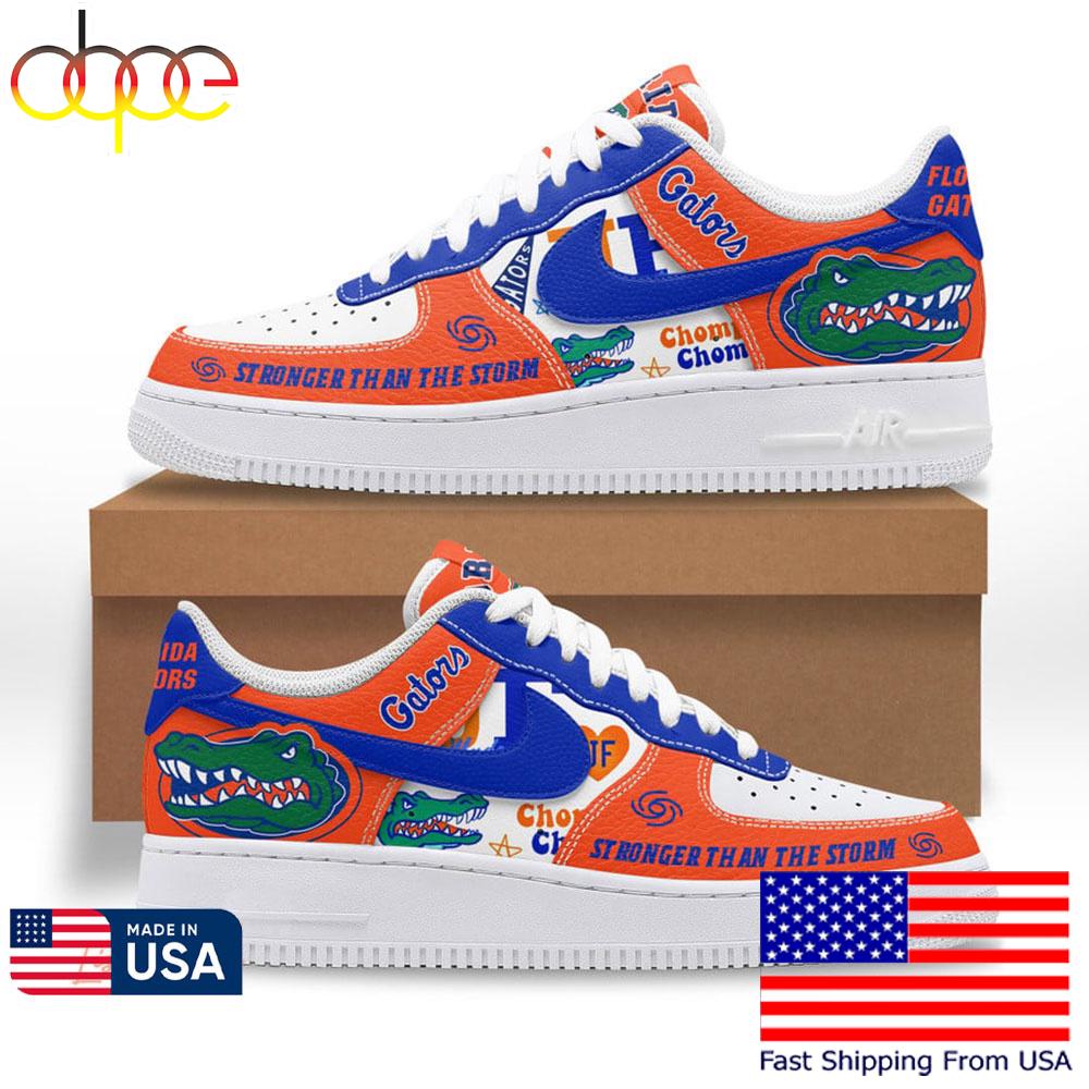 Florida Gators Stronger Than The Storm Air Force 1 Shoes