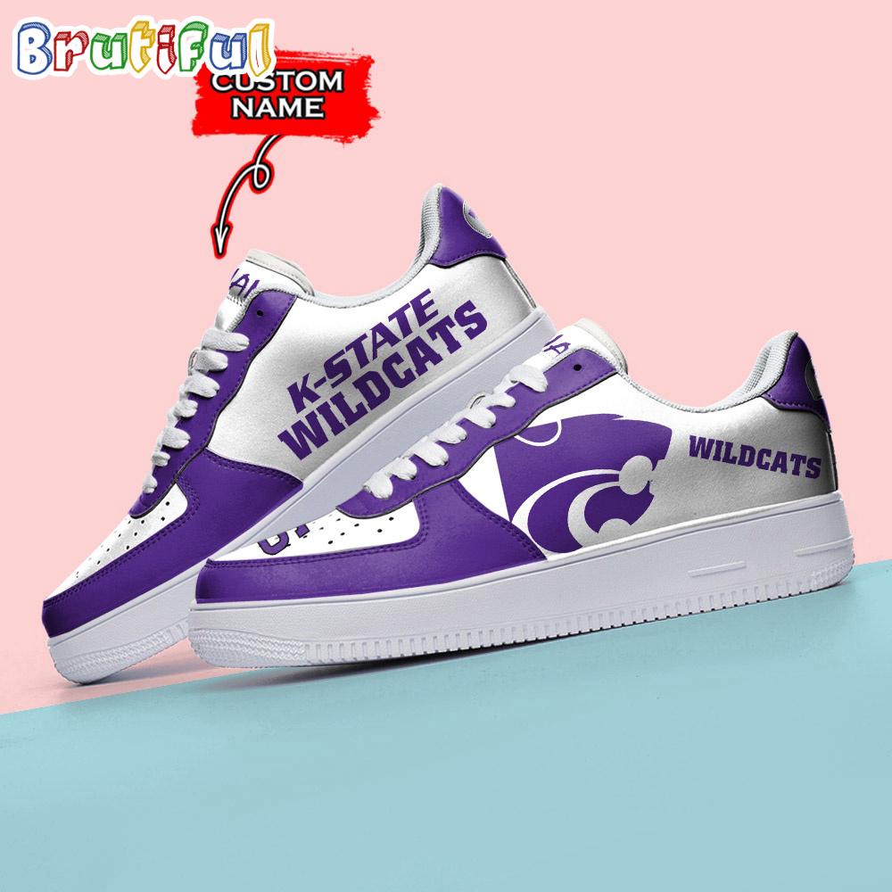 Ncaa Kansas State Wildcats Sporty Air Force 1 Shoes Sneaker