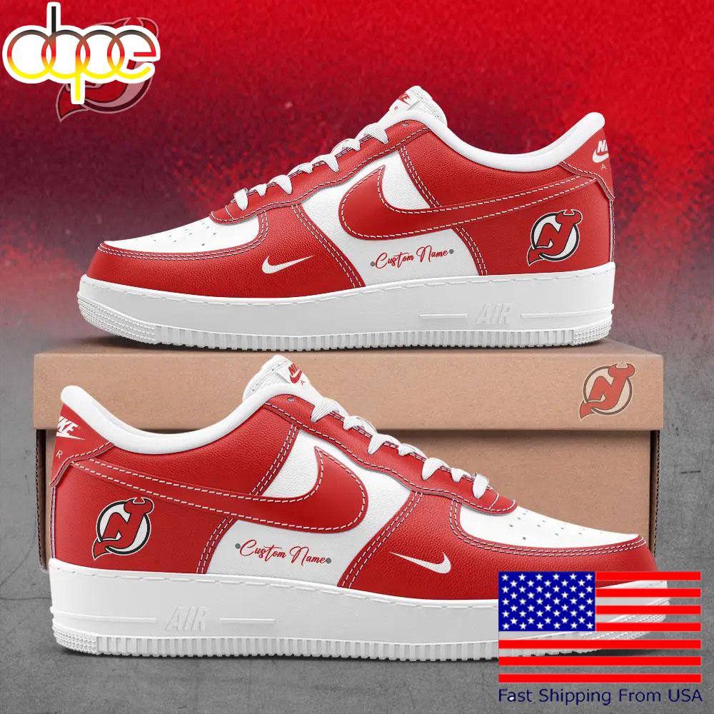 New Jersey Devils Custom Name For Fans Air Force 1 Shoes, Best Sneakers For Walking