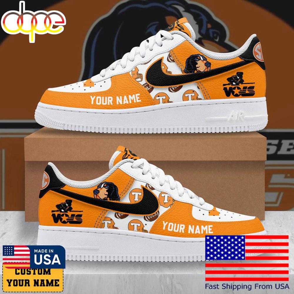 Tennessee Volunteers Go Big Orange Custom Air Force 1 Shoes