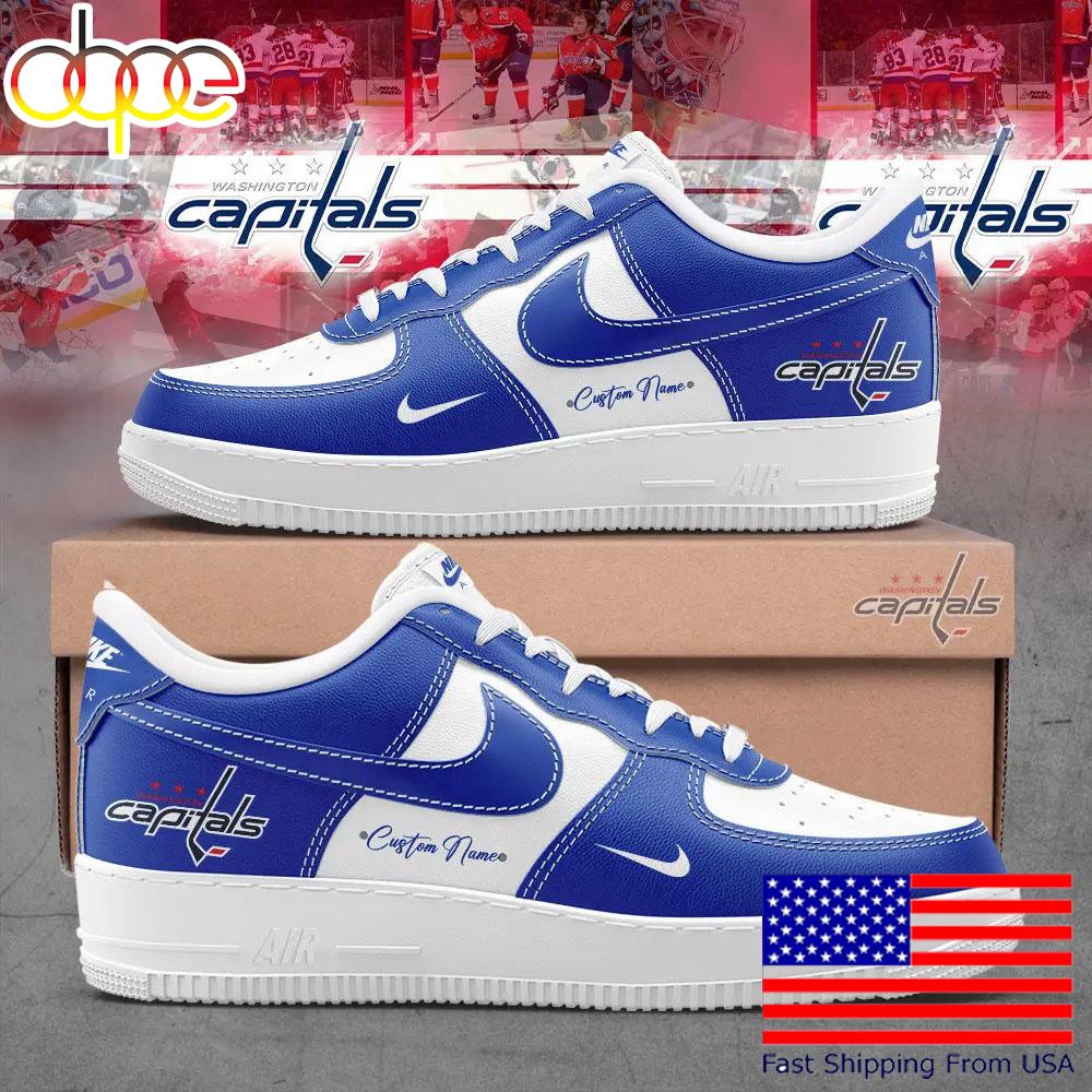 Washington Capitals Team Custom Name Air Force 1 Shoes, Best Sneakers For Walking