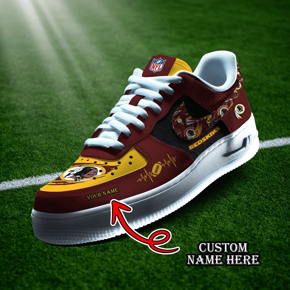 Washington Commanders Personalized Version 11 AF1 Shoes